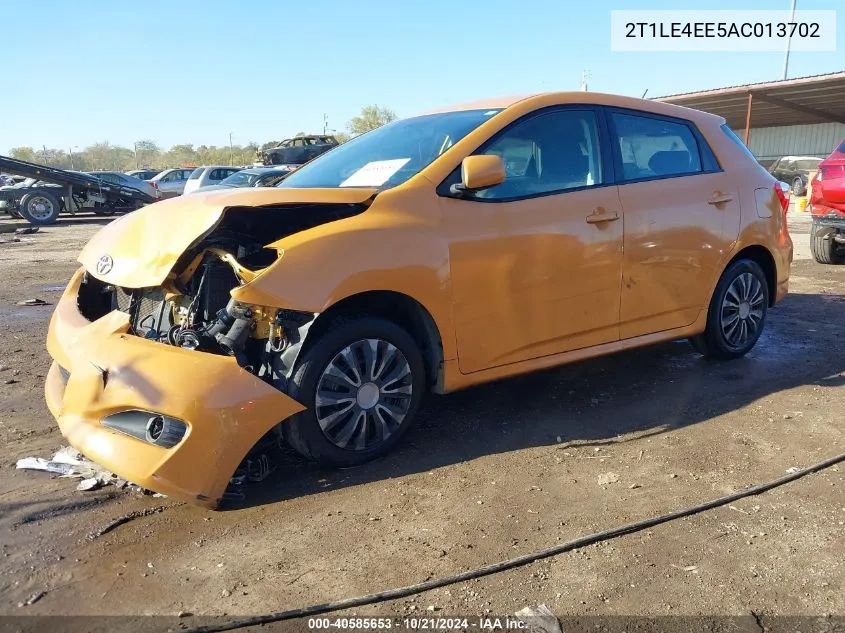 2T1LE4EE5AC013702 2010 Toyota Matrix S