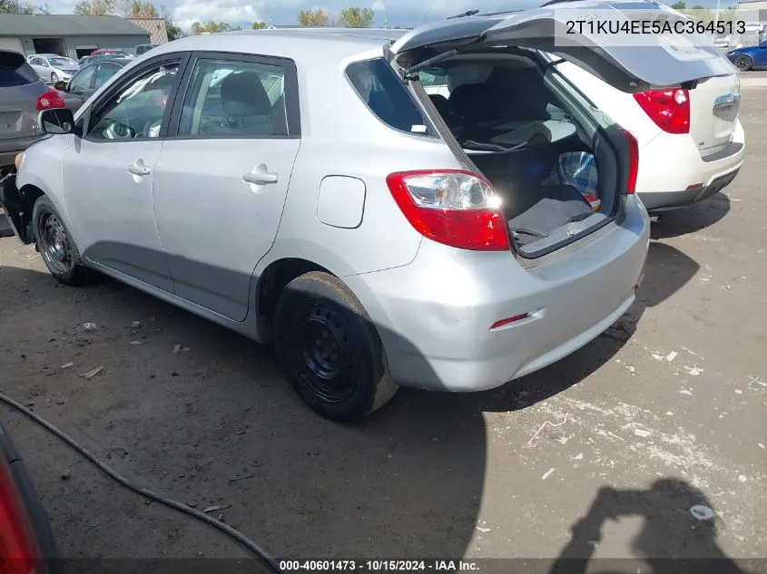 2010 Toyota Matrix VIN: 2T1KU4EE5AC364513 Lot: 40601473