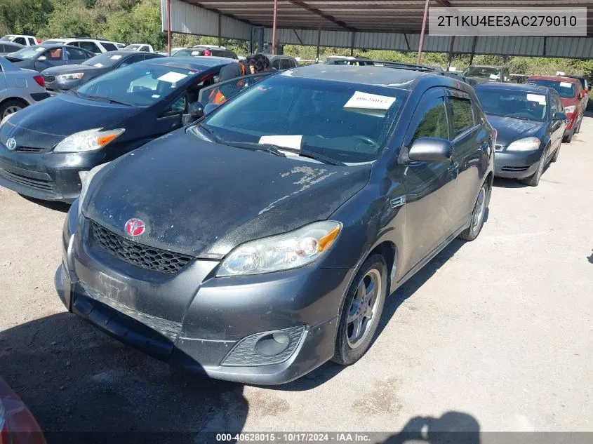 2010 Toyota Matrix VIN: 2T1KU4EE3AC279010 Lot: 40628015