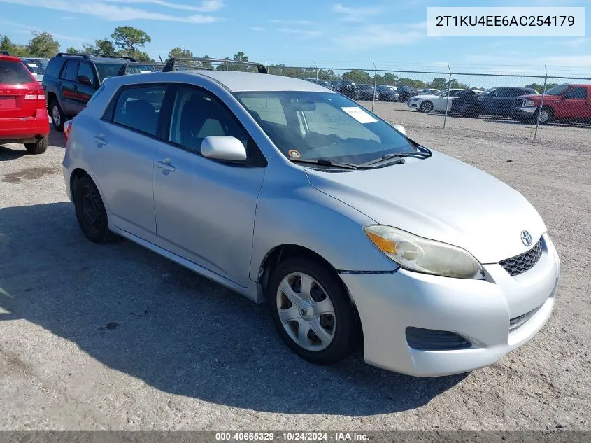 2010 Toyota Matrix VIN: 2T1KU4EE6AC254179 Lot: 40665329