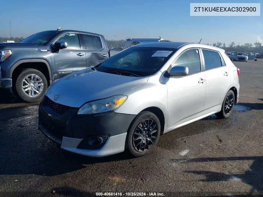 2010 Toyota Matrix VIN: 2T1KU4EEXAC302900 Lot: 40681416