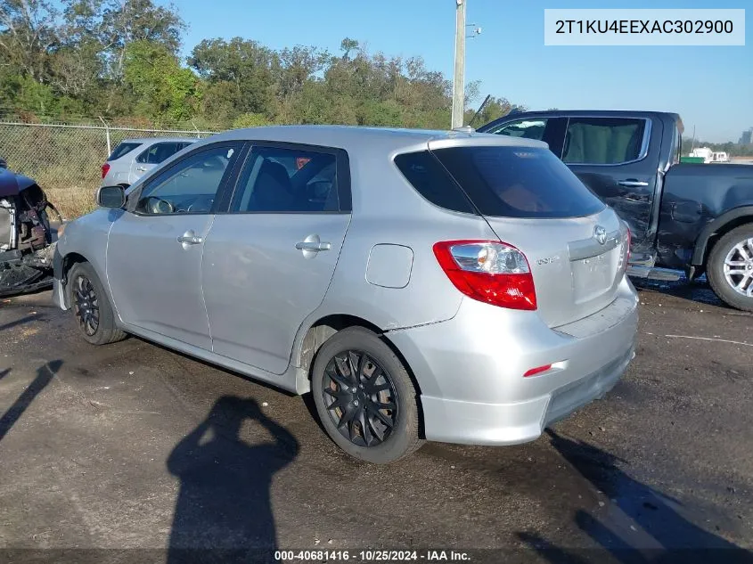 2010 Toyota Matrix VIN: 2T1KU4EEXAC302900 Lot: 40681416