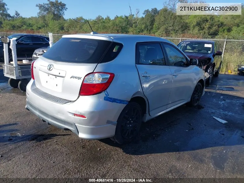 2010 Toyota Matrix VIN: 2T1KU4EEXAC302900 Lot: 40681416