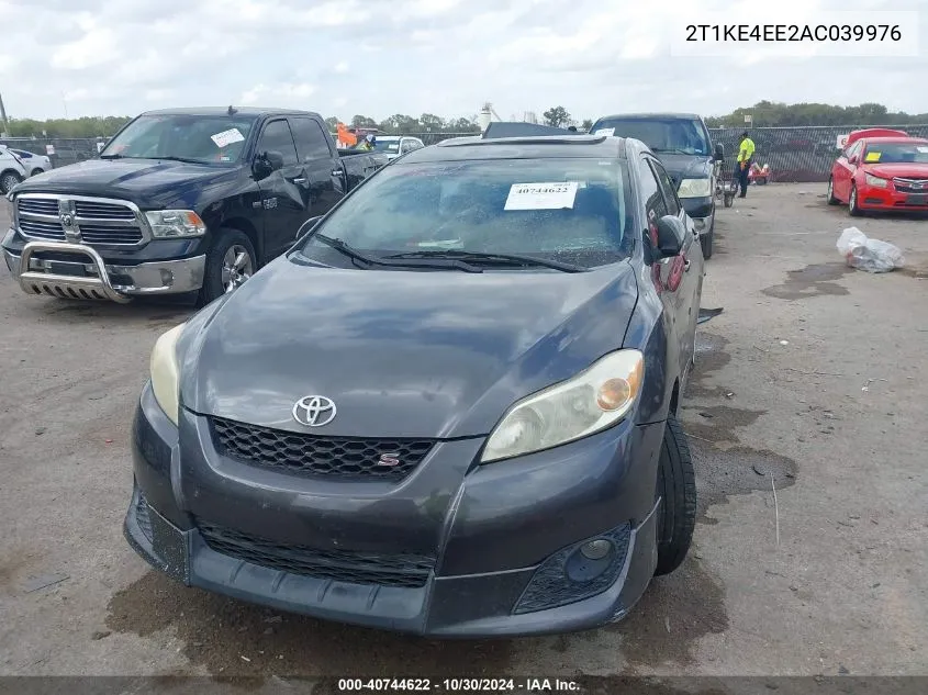 2010 Toyota Matrix S VIN: 2T1KE4EE2AC039976 Lot: 40744622