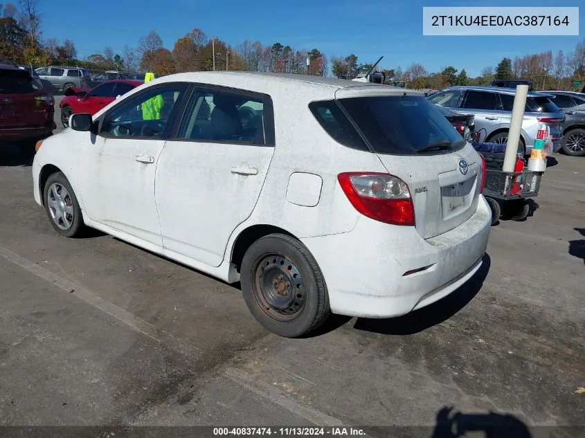 2T1KU4EE0AC387164 2010 Toyota Matrix