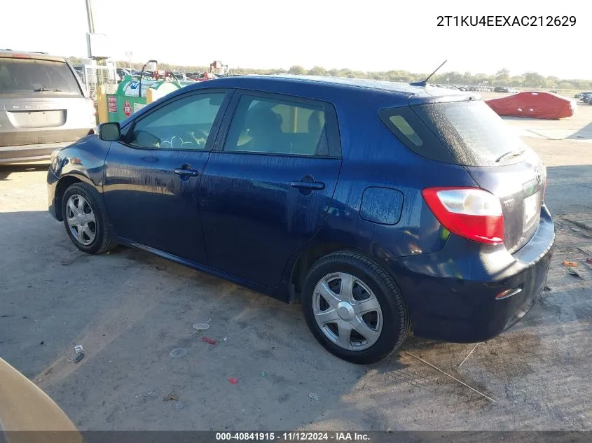 2T1KU4EEXAC212629 2010 Toyota Matrix