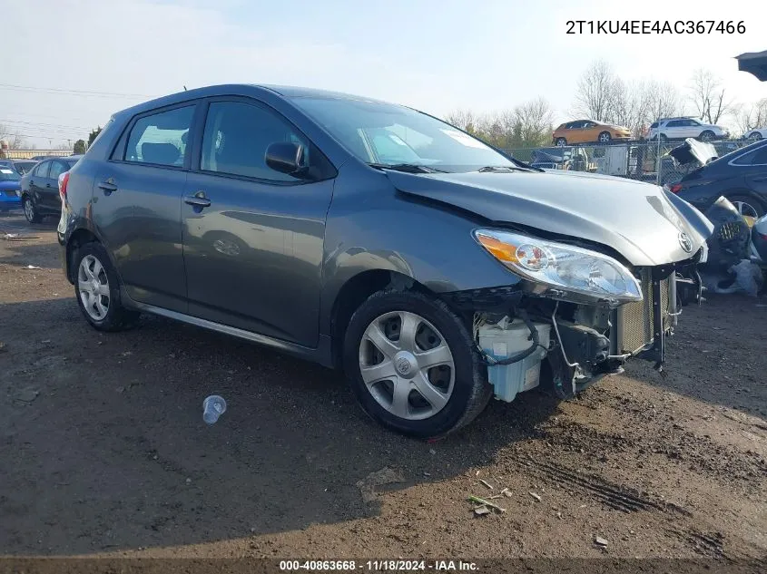 2010 Toyota Matrix VIN: 2T1KU4EE4AC367466 Lot: 40863668