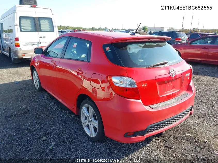 2T1KU4EE1BC682565 2011 Toyota Matrix