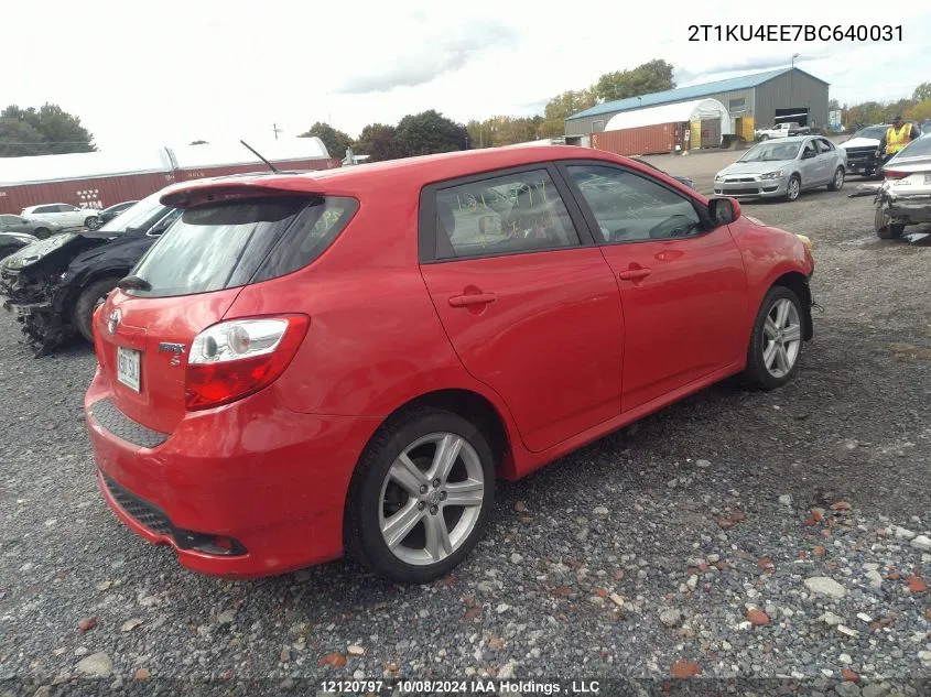 2T1KU4EE7BC640031 2011 Toyota Matrix