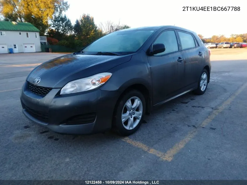 2T1KU4EE1BC667788 2011 Toyota Matrix Wagon