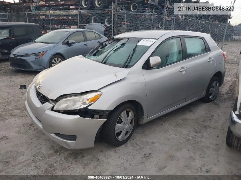 2011 Toyota Corolla Matrix VIN: 2T1KU4EE3BC548527 Lot: 40469924