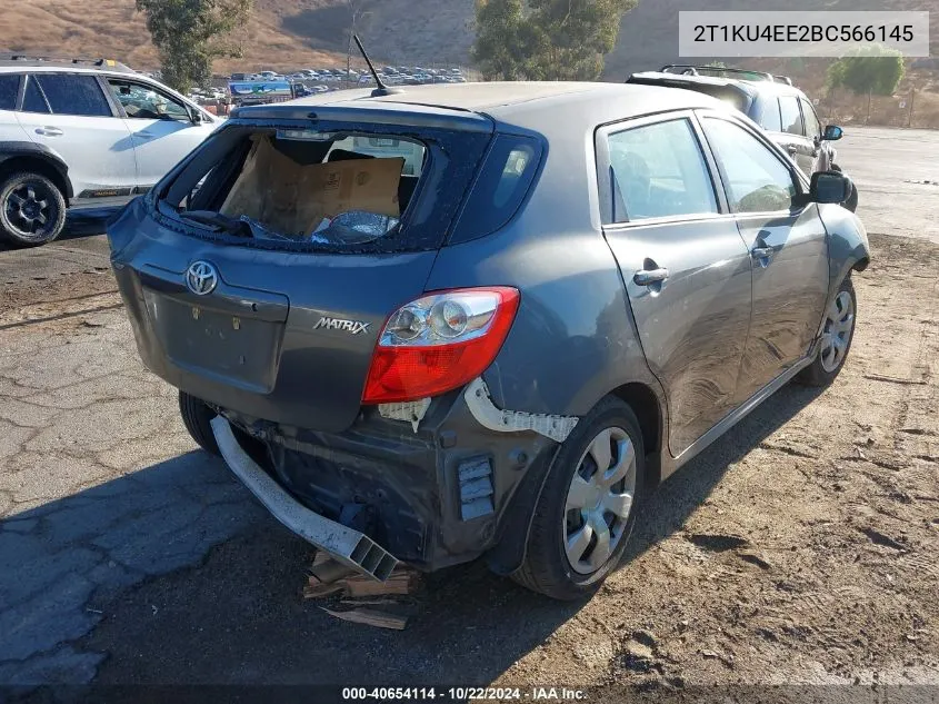 2011 Toyota Matrix VIN: 2T1KU4EE2BC566145 Lot: 40654114