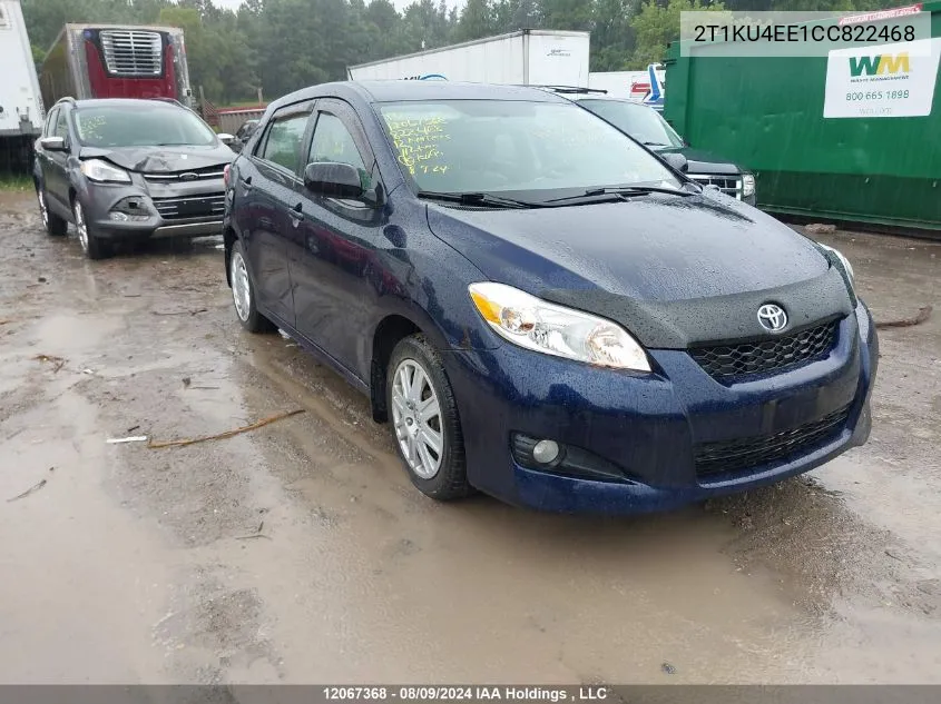 2T1KU4EE1CC822468 2012 Toyota Corolla Matrix