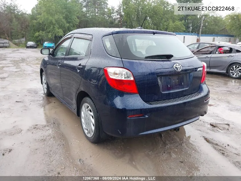 2T1KU4EE1CC822468 2012 Toyota Corolla Matrix