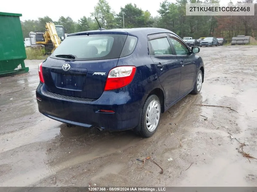 2T1KU4EE1CC822468 2012 Toyota Corolla Matrix