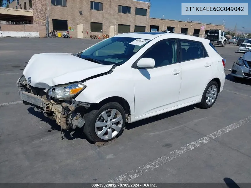 2T1KE4EE6CC049042 2012 Toyota Matrix S