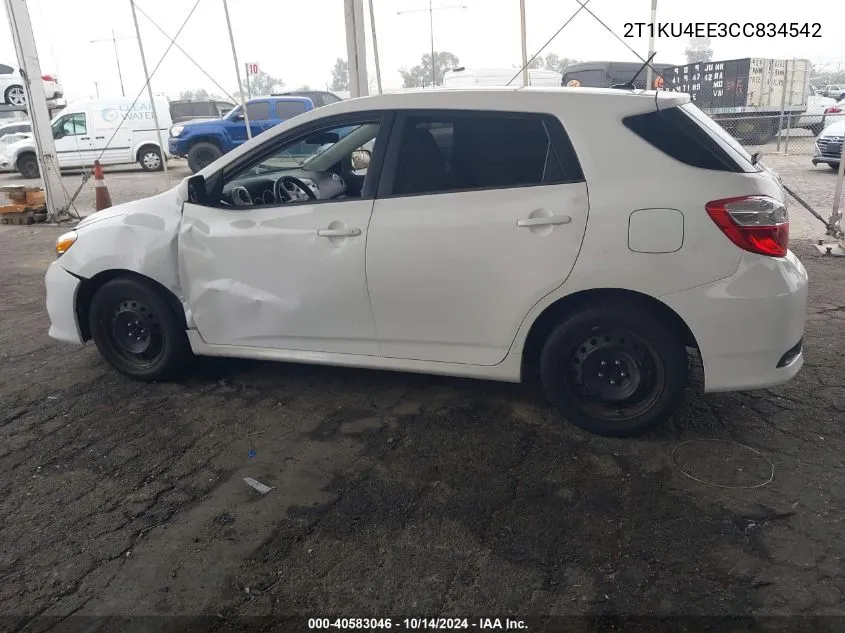 2T1KU4EE3CC834542 2012 Toyota Matrix L