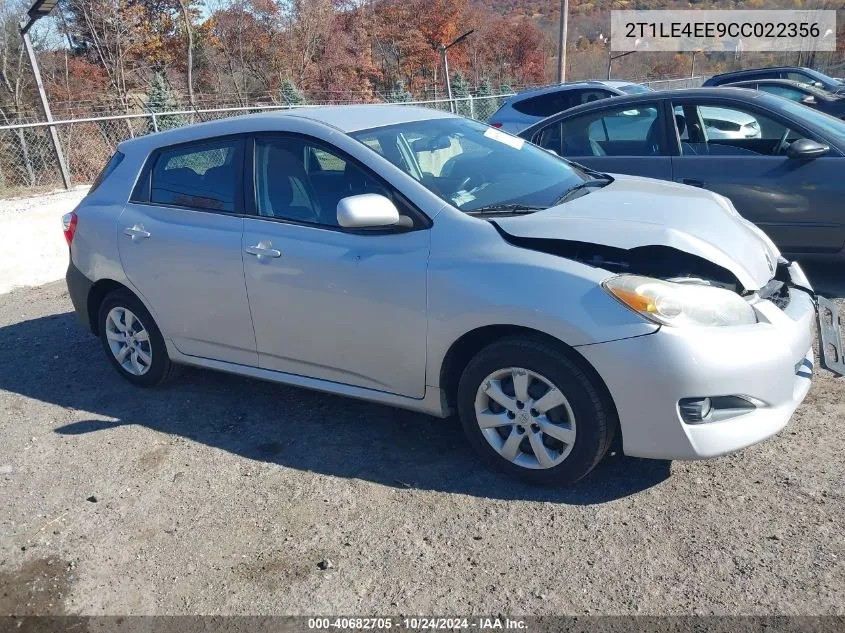 2T1LE4EE9CC022356 2012 Toyota Matrix S