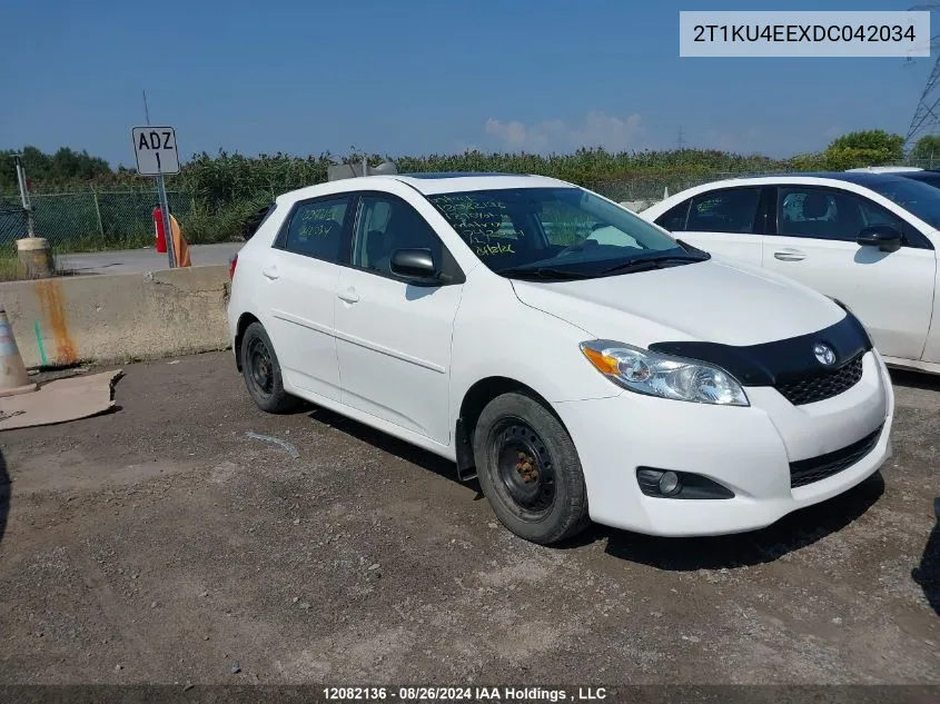 2T1KU4EEXDC042034 2013 Toyota Matrix