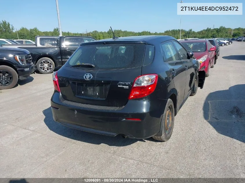 2T1KU4EE4DC952472 2013 Toyota Matrix