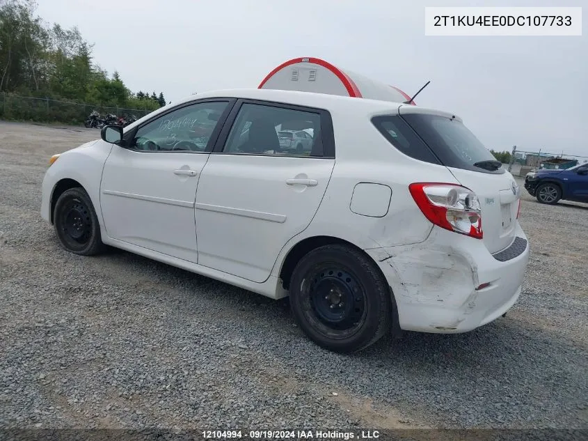 2T1KU4EE0DC107733 2013 Toyota Matrix Wagon