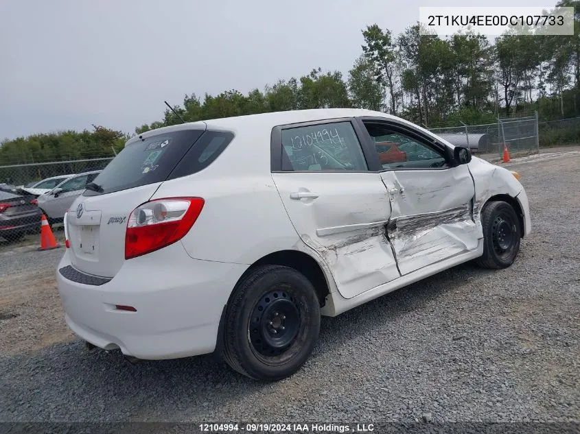 2T1KU4EE0DC107733 2013 Toyota Matrix Wagon