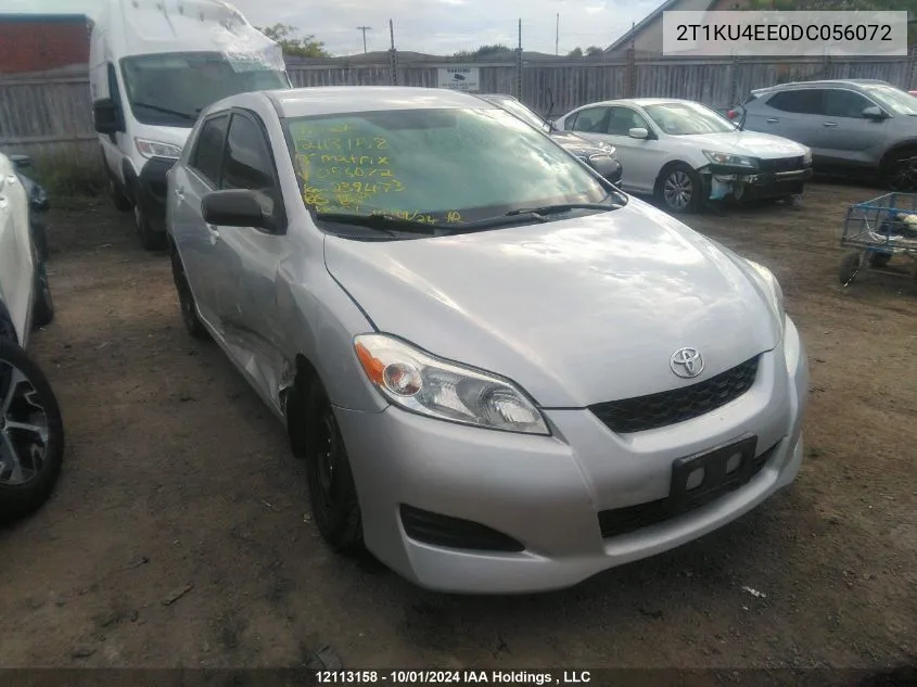 2013 Toyota Matrix VIN: 2T1KU4EE0DC056072 Lot: 12113158