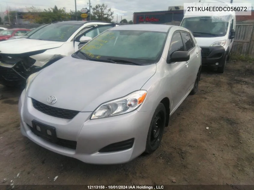 2013 Toyota Matrix VIN: 2T1KU4EE0DC056072 Lot: 12113158