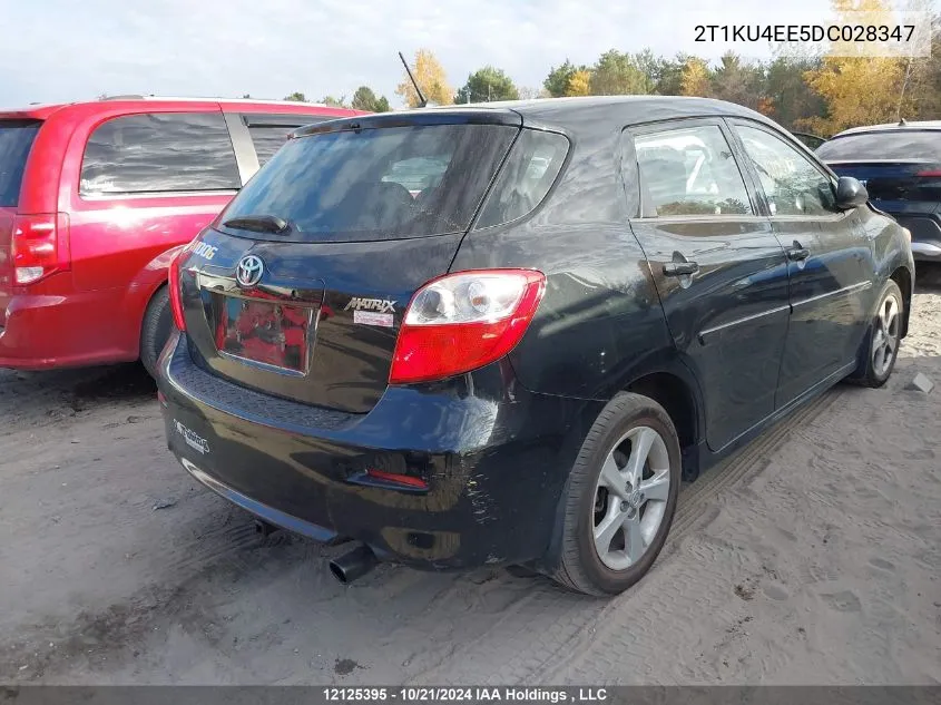 2013 Toyota Matrix Wagon VIN: 2T1KU4EE5DC028347 Lot: 12125395