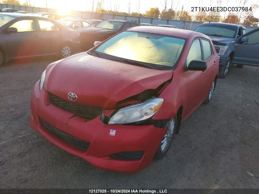 2T1KU4EE3DC037984 2013 Toyota Matrix Wagon