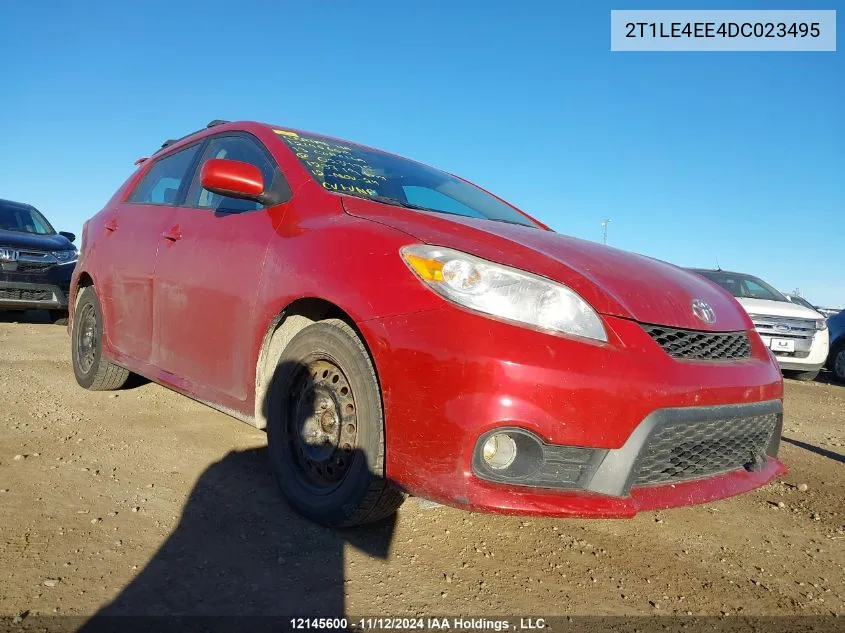 2013 Toyota Corolla Matrix S VIN: 2T1LE4EE4DC023495 Lot: 12145600