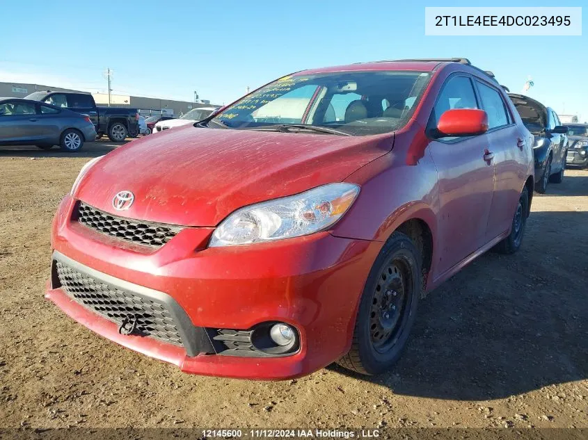 2013 Toyota Corolla Matrix S VIN: 2T1LE4EE4DC023495 Lot: 12145600