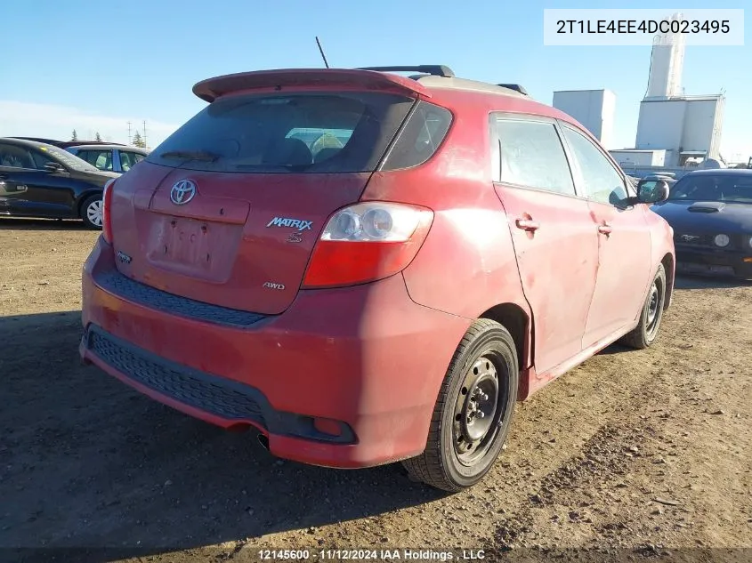 2013 Toyota Corolla Matrix S VIN: 2T1LE4EE4DC023495 Lot: 12145600