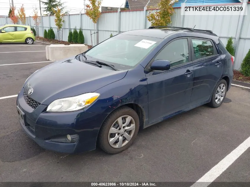 2T1KE4EE4DC051339 2013 Toyota Matrix S