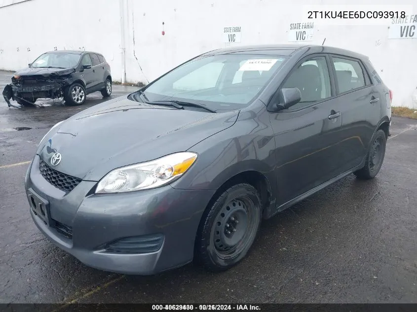 2013 Toyota Matrix L VIN: 2T1KU4EE6DC093918 Lot: 40629430