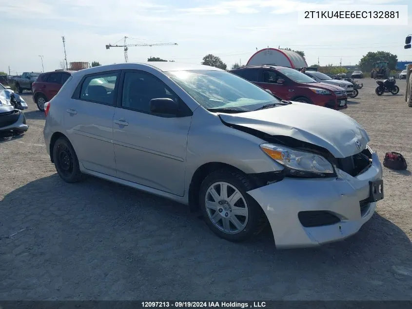 2014 Toyota Matrix Wagon VIN: 2T1KU4EE6EC132881 Lot: 12097213