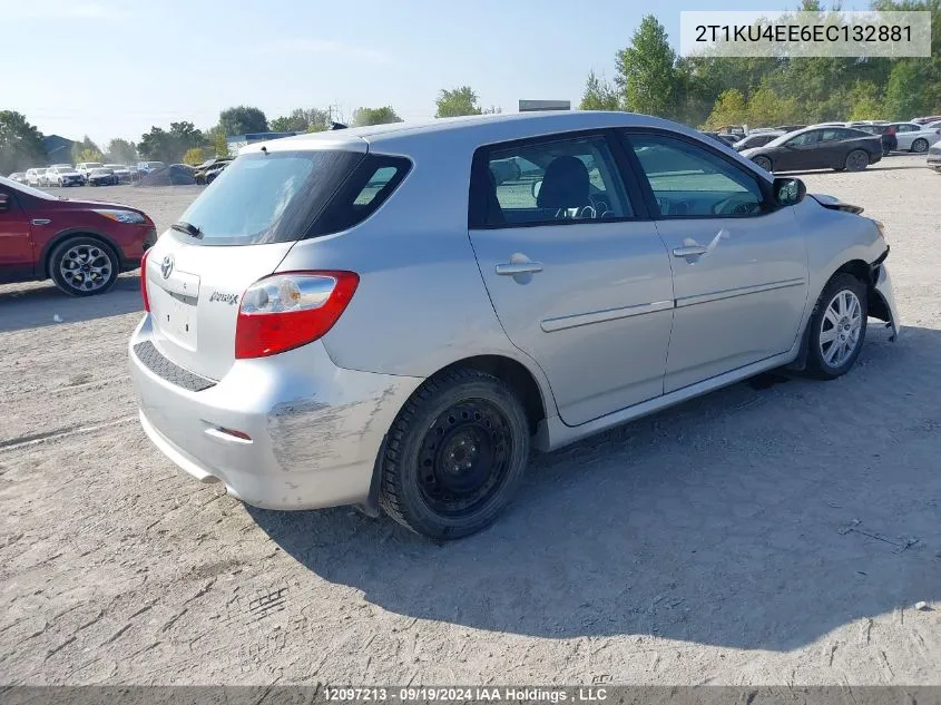 2014 Toyota Matrix Wagon VIN: 2T1KU4EE6EC132881 Lot: 12097213