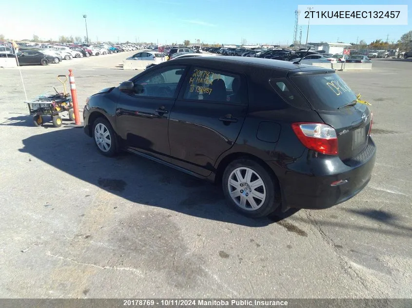 2014 Toyota Matrix VIN: 2T1KU4EE4EC132457 Lot: 20178769