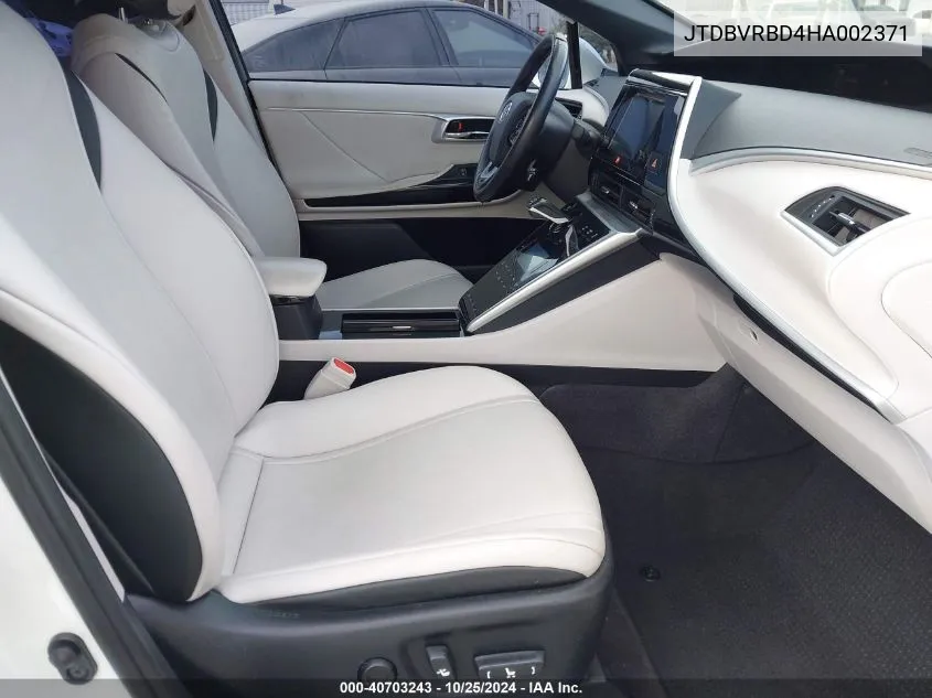 JTDBVRBD4HA002371 2017 Toyota Mirai