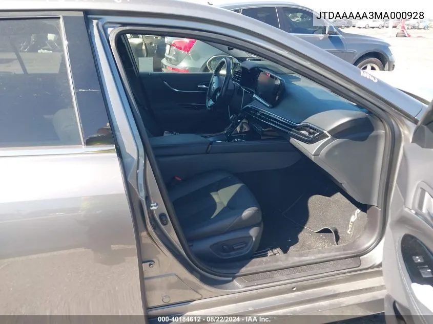 JTDAAAAA3MA000928 2021 Toyota Mirai Xle