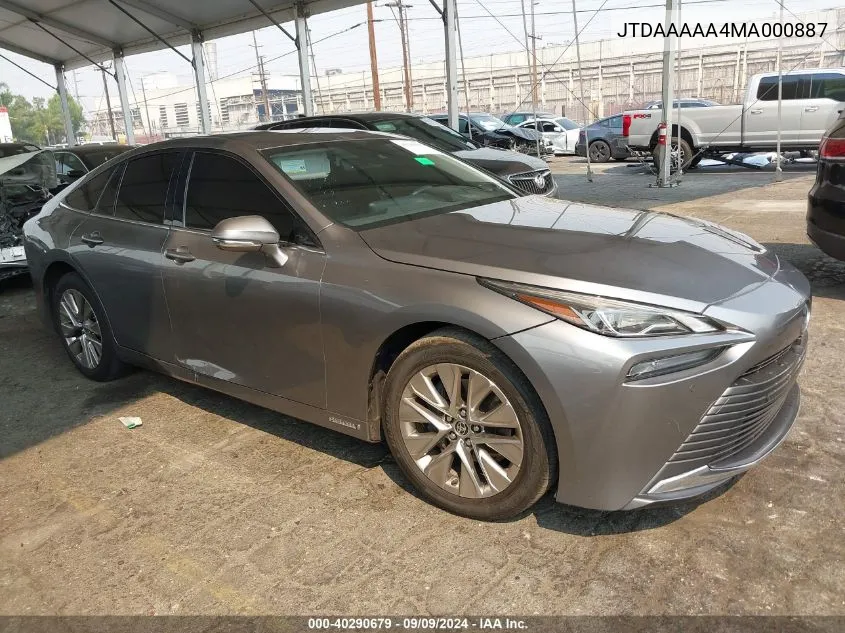 JTDAAAAA4MA000887 2021 Toyota Mirai Xle/Limited