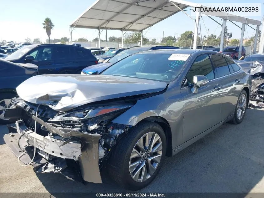 2021 Toyota Mirai Xle VIN: JTDAAAAA8MA002898 Lot: 40323810