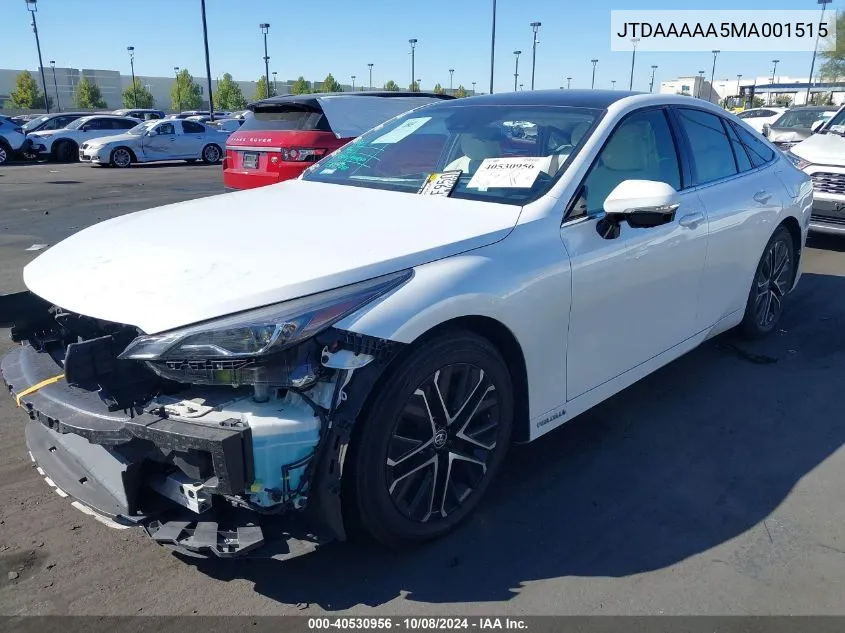 JTDAAAAA5MA001515 2021 Toyota Mirai Limited