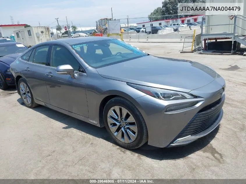 JTDAAAAA7NA004479 2022 Toyota Mirai Xle