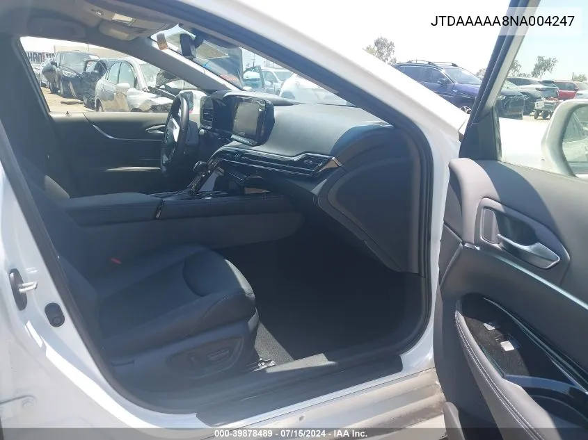 JTDAAAAA8NA004247 2022 Toyota Mirai Xle