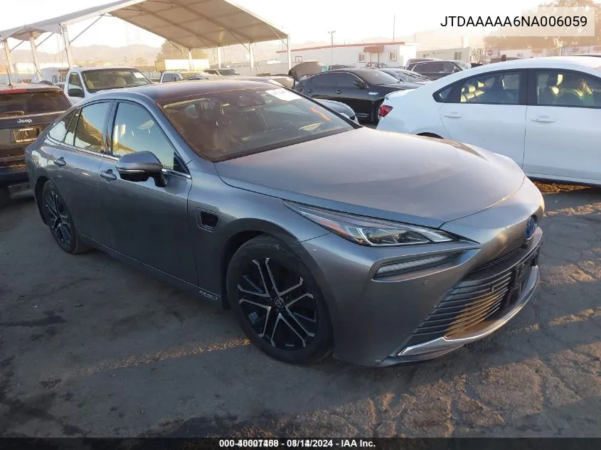 JTDAAAAA6NA006059 2022 Toyota Mirai Limited