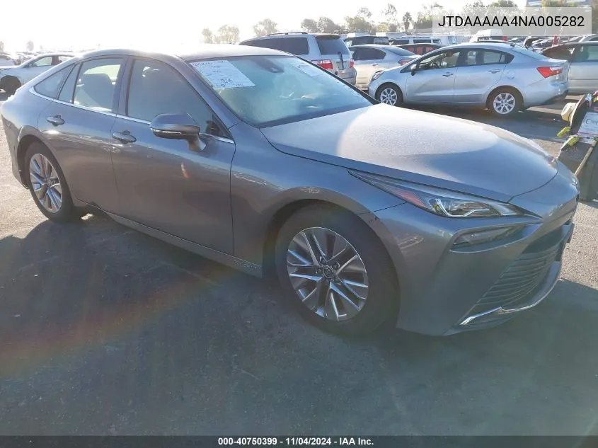 JTDAAAAA4NA005282 2022 Toyota Mirai Le/Xle/Limited