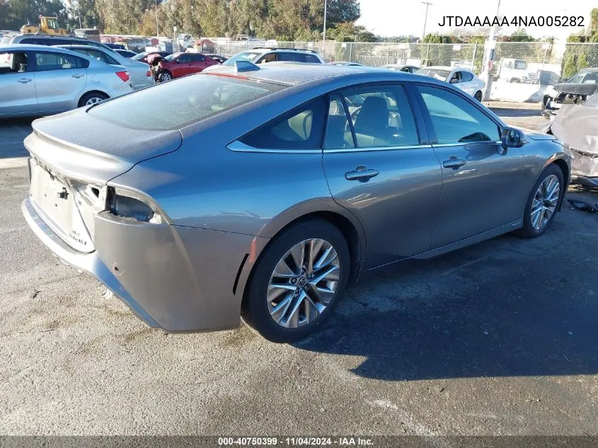 JTDAAAAA4NA005282 2022 Toyota Mirai Le/Xle/Limited