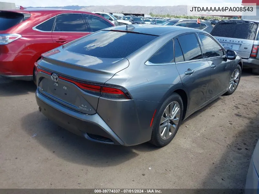 JTDAAAAA6PA008543 2023 Toyota Mirai Xle