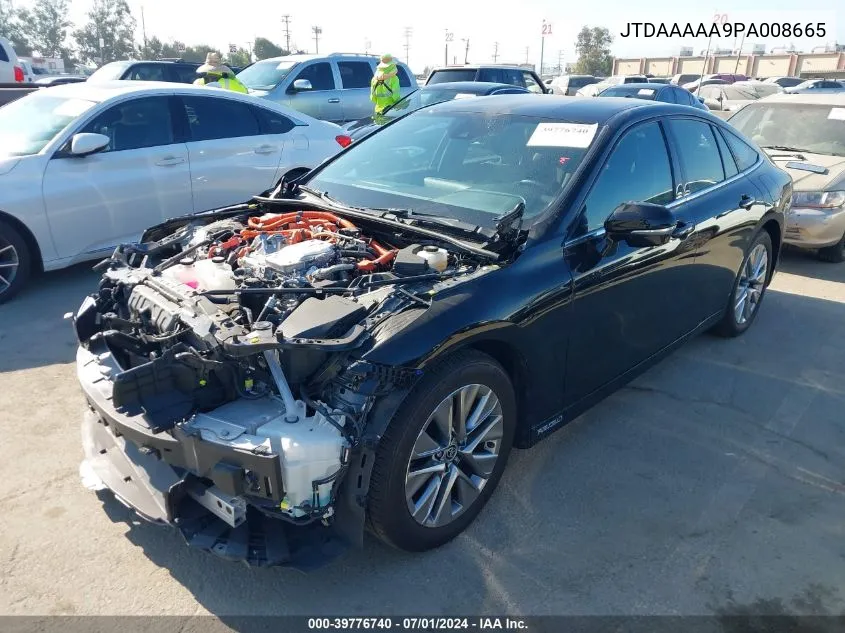 JTDAAAAA9PA008665 2023 Toyota Mirai Xle